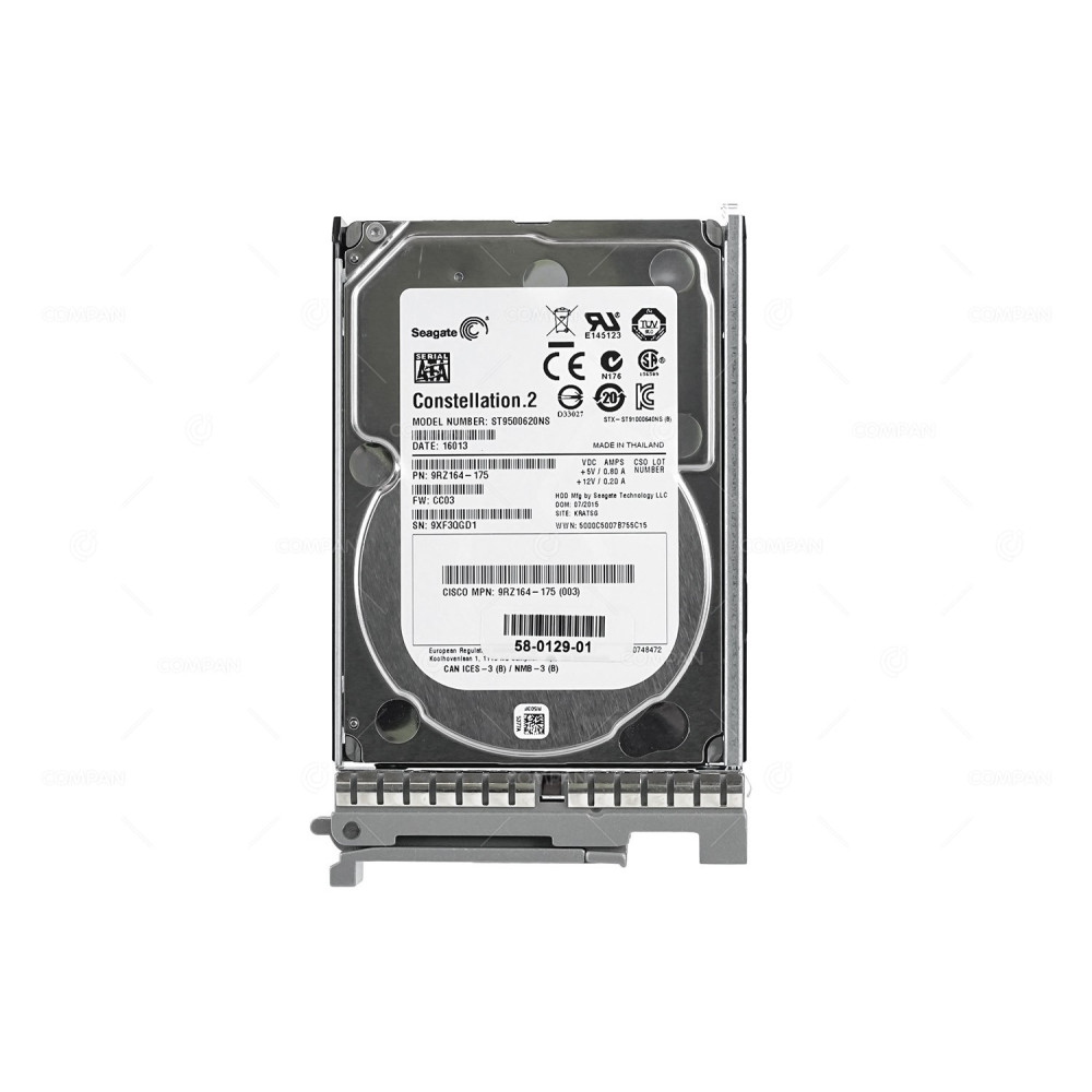A03-D500GC3 CISCO HDD 500GB 7.2K SATA 6G HOT-SWAP 2.5" SFF FOR UCS